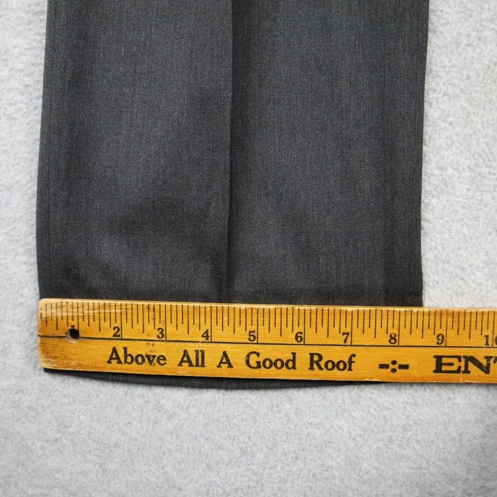 Banana Republic Dress Pants Mens 34x32 Slim Fit Wool Gray Lanificio Cerruti